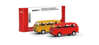 Herpa 013093-005 - H0 - VW T3 Bus (2 Stück) - Bausatz